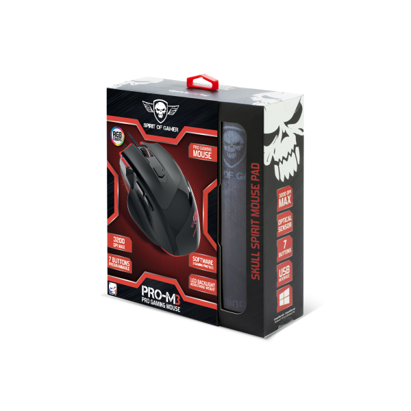 Souris Spirit Of Gamer PRO-M3 3200 DPI *Spirit of gamer S-PM3 *