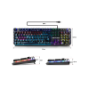 Clavier USB filaire gamer retroeclairage Mecanique*Spirit of Gamer CLA-XK400*
