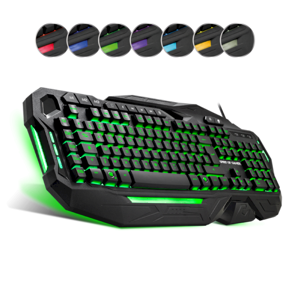 Clavier USB filaire gamer programmable  * Spirit of Gamer Elite K20 *