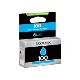 Cartouche jet d'encre Lexmark No. 100 - Cyan