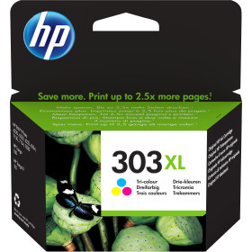 HP 303XL - à rendement élevé - tricolore à base de colorant - originale*T6N03AE*