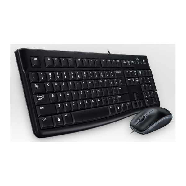 Logitech Desktop MK120 - Ensemble clavier et souris - USB - Azerty