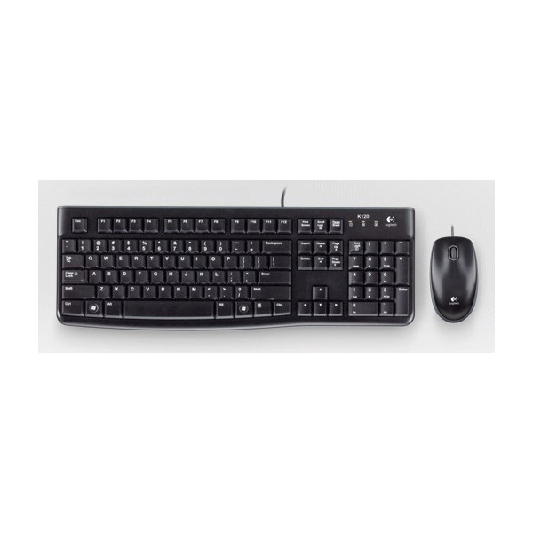 Logitech Desktop MK120 - Ensemble clavier et souris - USB - Azerty