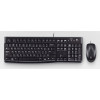 Logitech Desktop MK120 - Ensemble clavier et souris - USB - Azerty