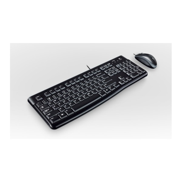Logitech Desktop MK120 - Ensemble clavier et souris - USB - Azerty