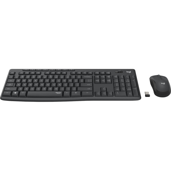 Logitech MK295 Silent - ensemble clavier et souris sans fil graphite* 920-009795