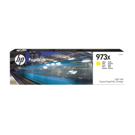HP 973X - a rendement eleve - jaune - originale - PageWide - cartouche d encre