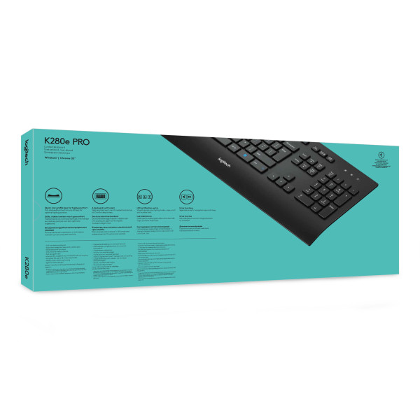 Clavier Logitech K280e Slim USB Noir * 920-005210 *