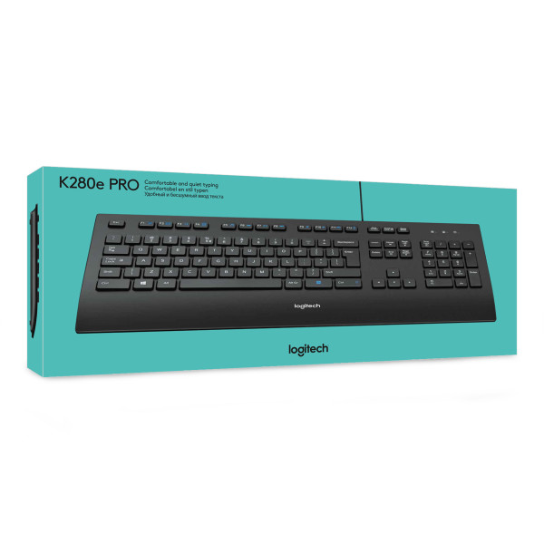 Clavier Logitech K280e Slim USB Noir * 920-005210 *