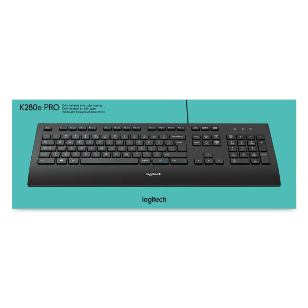Clavier Logitech K280e Slim USB Noir * 920-005210 *