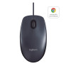 Souris optique fil USB -Logitech B100 noir * 910-003357 *