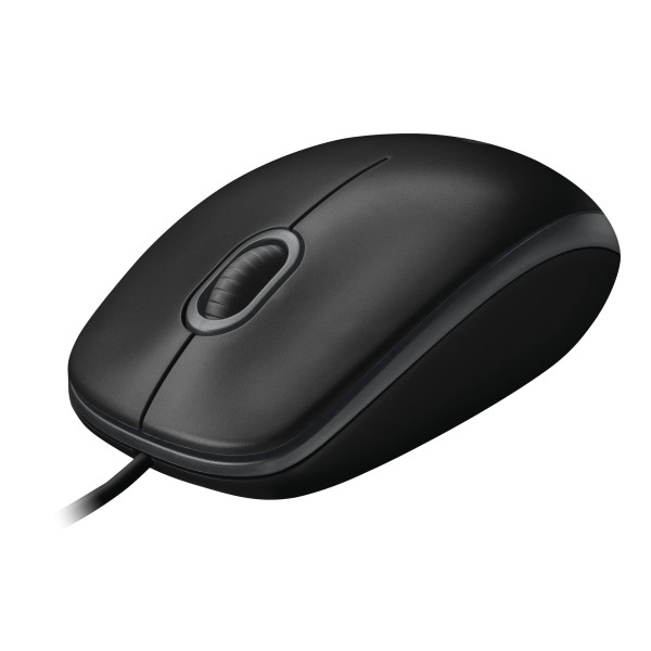 Souris optique fil USB -Logitech B100 noir * 910-003357 *