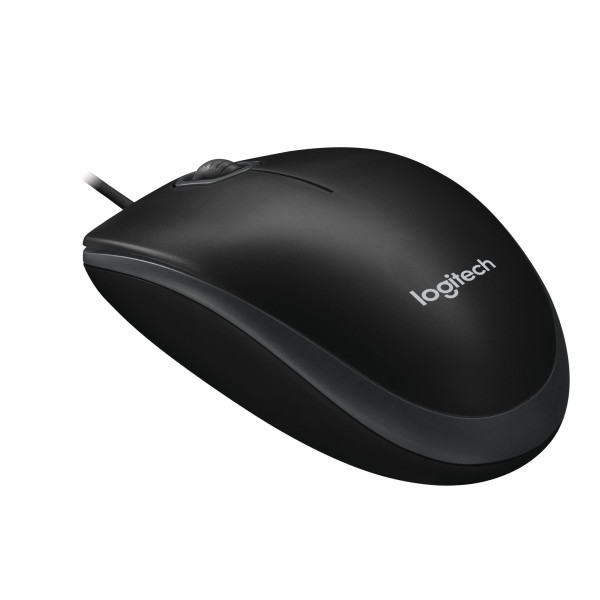 Souris optique fil USB -Logitech B100 noir * 910-003357 *