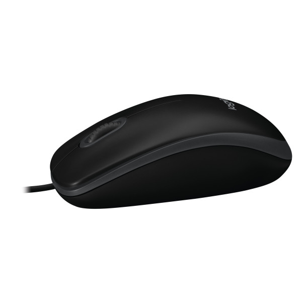 Souris optique fil USB -Logitech B100 noir * 910-003357 *