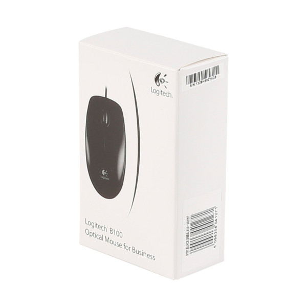 Souris optique fil USB -Logitech B100 noir * 910-003357 *