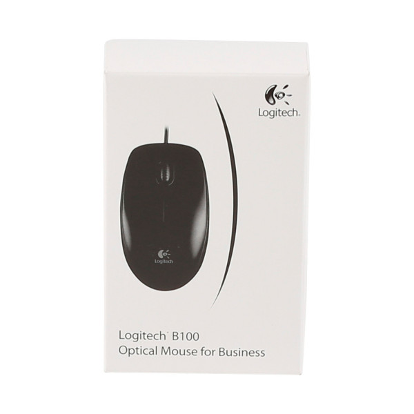 Souris optique fil USB -Logitech B100 noir * 910-003357 *