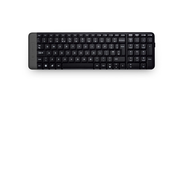 Logitech Wireless Keyboard K230 - clavier - FR- gris clair * 920-003347 *