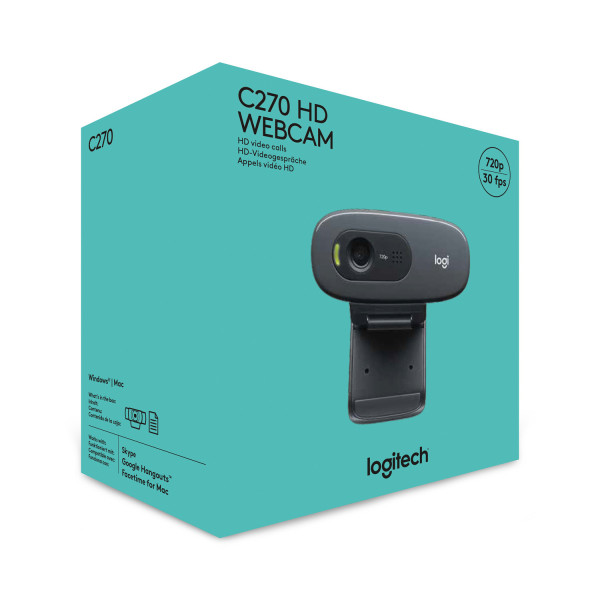 Logitech Quickcam Webcam C 270 HD 720P *  960-001063 *
