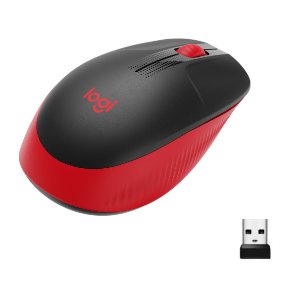 Logitech M190 - souris - rouge * 910-005908 *