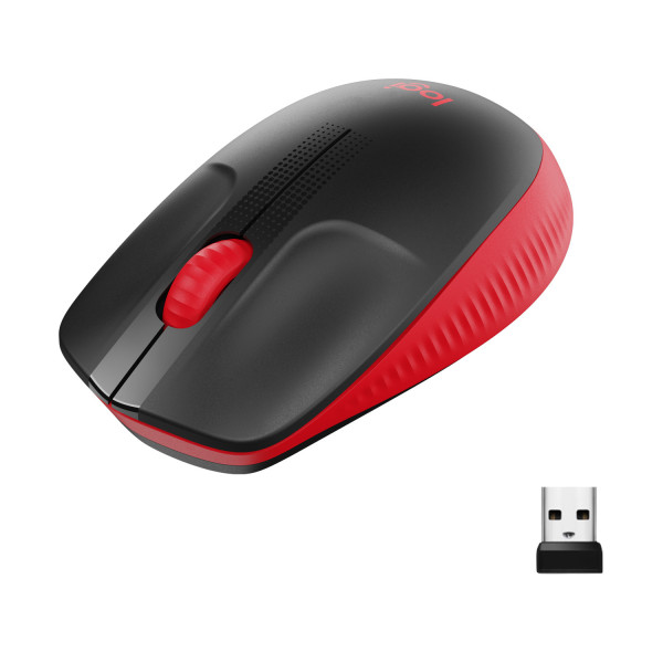 Logitech M190 - souris - rouge * 910-005908 *