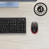 Logitech M190 - souris - rouge * 910-005908 *