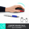 Logitech M190 - souris - rouge * 910-005908 *
