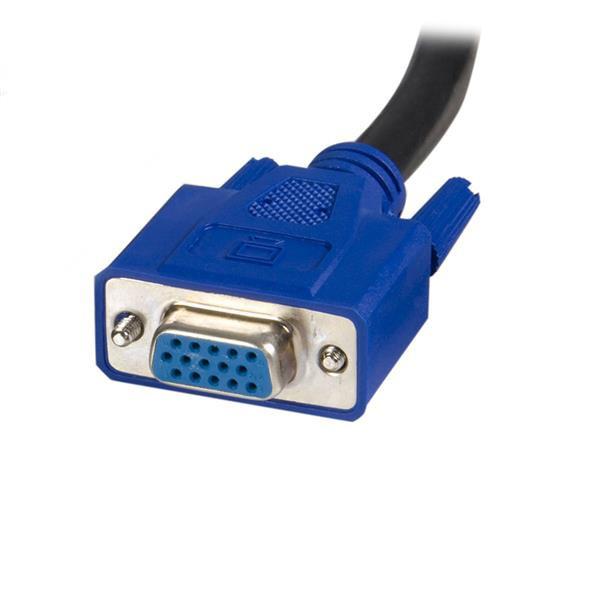 StarTech.com Câble pour Switch KVM VGA avec USB 2 en 1 - 1.80m *SVUSB2N1_6 *