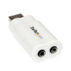 StarTech.com Carte son externe USB vers audio stéréo * ICUSBAUDIO *