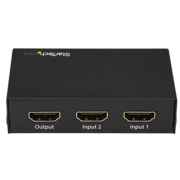 StarTech.com Switch HDMI 2 ports Commutateur HDMI 2x1 Ultra HD 4K *VS221HD20*
