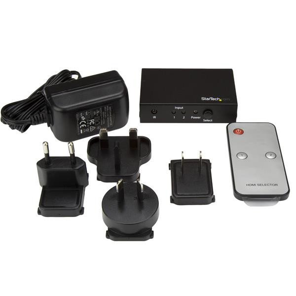 StarTech.com Switch HDMI 2 ports Commutateur HDMI 2x1 Ultra HD 4K *VS221HD20*