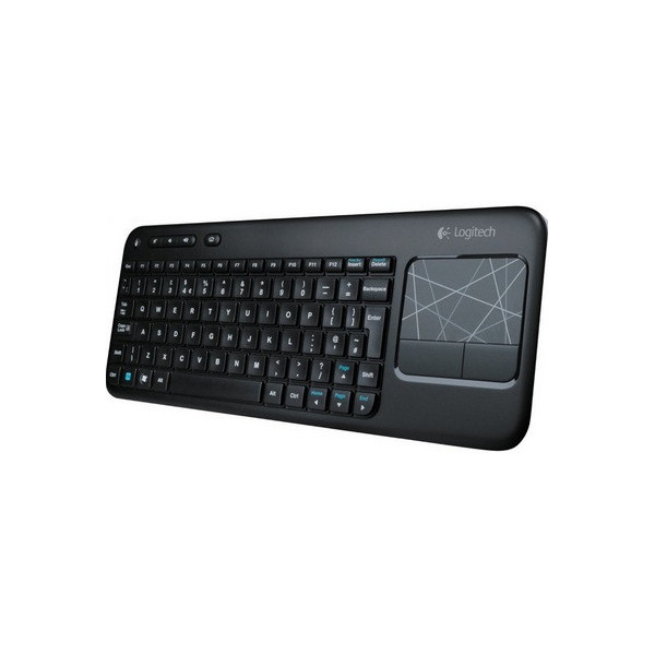 Logitech Wireless Touch K400 - Clavier + Touchpad - 2.4 GHz - francais noir