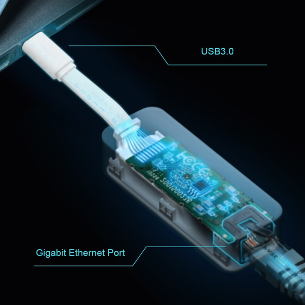 Adaptateur USB Type-C vers Ethernet Gigabit * UE300C *