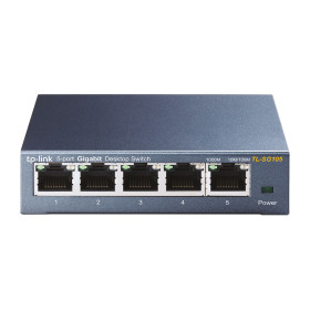 TP-LINK TL-SG105 - 5-port Metal Gigabit Switch 10 100 1000M RJ45 ports