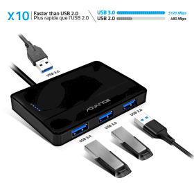 HUB XPAND SMART USB 3.0 4 PORTS  noir * Advance HUB-406PL *