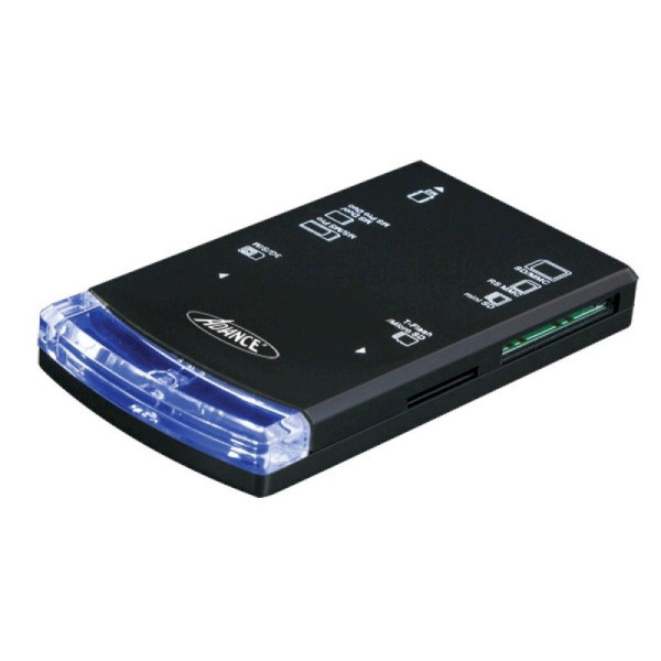 Lecteur de carte tout  en 1 + SIM externe  sur Port USB Noir *Advance CR-C602*