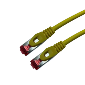Cable réseau cat.6A SSTP Jaune Snagless 3m RJ45 certifié 2019264
