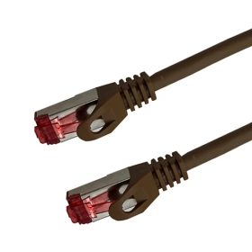 Cable réseau cat.6A SSTP Marron Snagless 3m RJ45 certifié 2019403