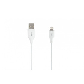 Cable USB -  lightning Blanc boite  cable 1M * DCU 34101290 *