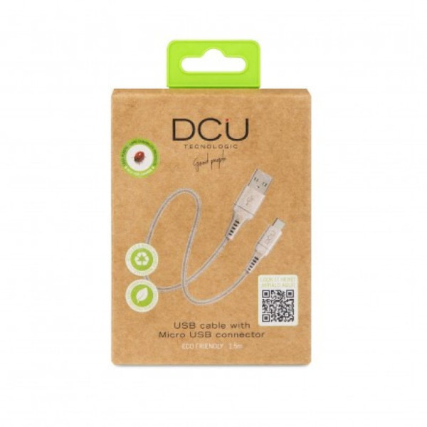 Câble Micro USB à USB A ECO Friendly 1.5m * DCU 30401200 *