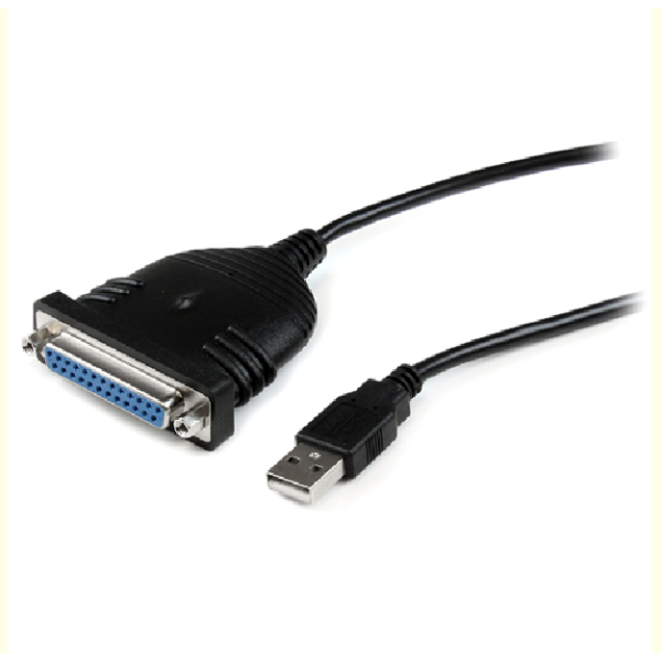 StarTech.com Câble Adaptateur de 1.80m USB vers 1 Port Parallèle DB25 pour Impri