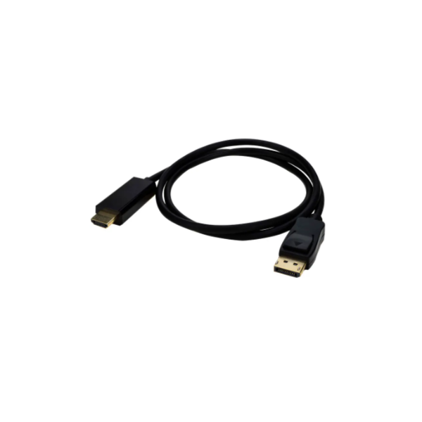 Cordon DisplayPort 1.4 M vers HDMI 2.0 M - AWG32 - Noir - 2m * 9990220 *