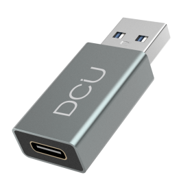 Adaptador USB 3.0 male vers USB C femelle gray aluminium * DCU 30402060 *