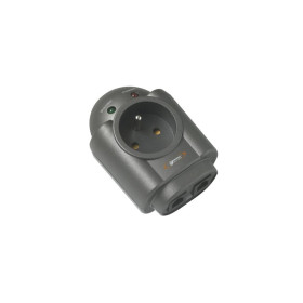 Prise protection FR avec protection parafoudre RJ11/RJ45 * S1 LAN  61269 *