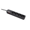 Prise Parasurtenseur - 4 Prises FR * S4 Black Line II   61294*