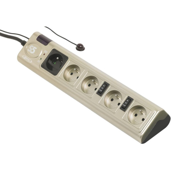 Parasurtenseur - 5 Prises FR coupe veille * S5 ECO TV*