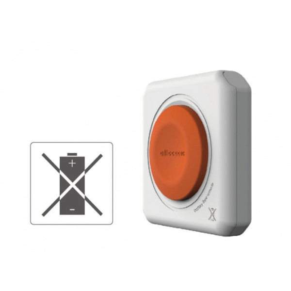 Multiprise CUBE grise et orange 4 Prises + télécommande * Allocacoc 1510EUORRM *