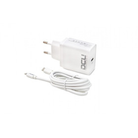 Chargeur USB-C 30W Super Speed + câble USB Type C 1.8M  * DCU 37250020 *