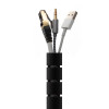 Organisateur de Cable en spirale 25mm - 2M noir * A151-0604 *