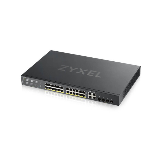 Zyxel GS192024HPV2 - commutateur - 24 ports POE- intelligent - Montable sur rack
