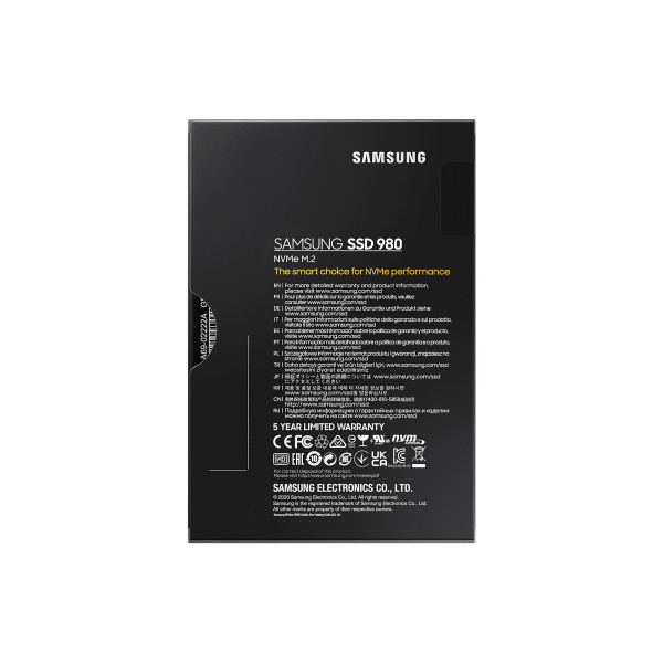 Samsung 980 MZ-V8V500BW   - SSD M.2  NVMe - 500 Go - interne